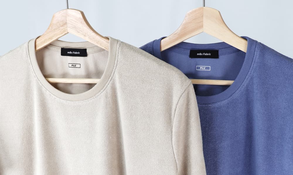パイルTシャツに新色「アイスマリン」「ウッドアッシュ」を追加